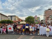 Defile učesnika “Dana sporta” u Prijedoru