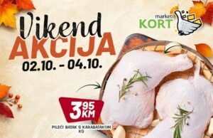 NOVA KORT VIKEND AKCIJA JE PRED NAMA!